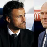 Luis Enrique y Zidane, entrenadores de Barcelona y Real Madrid