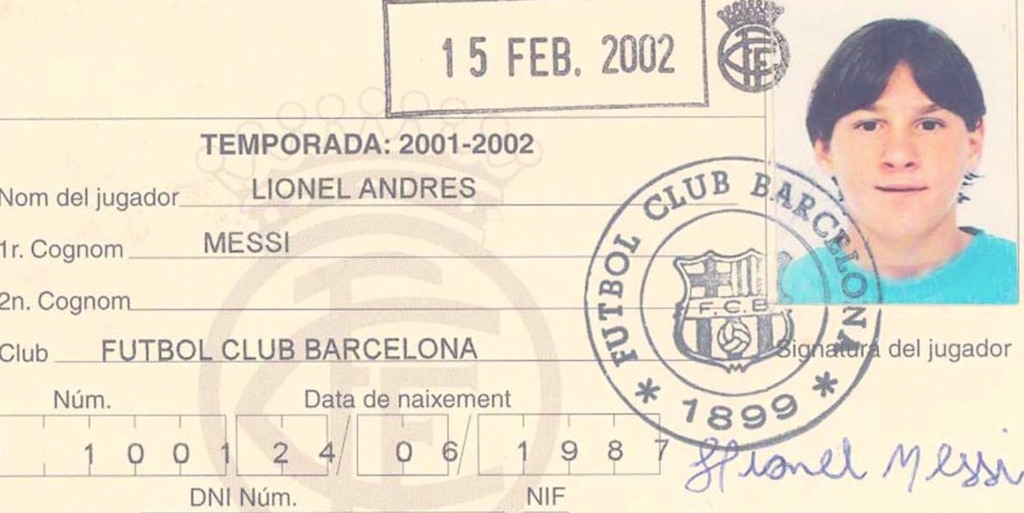 Ficha Leo Messi Ficha Leo Messi