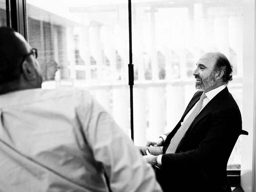 Vallejo se muestra divertido en un momento de la entrevista. Foto: Diego Martínez
