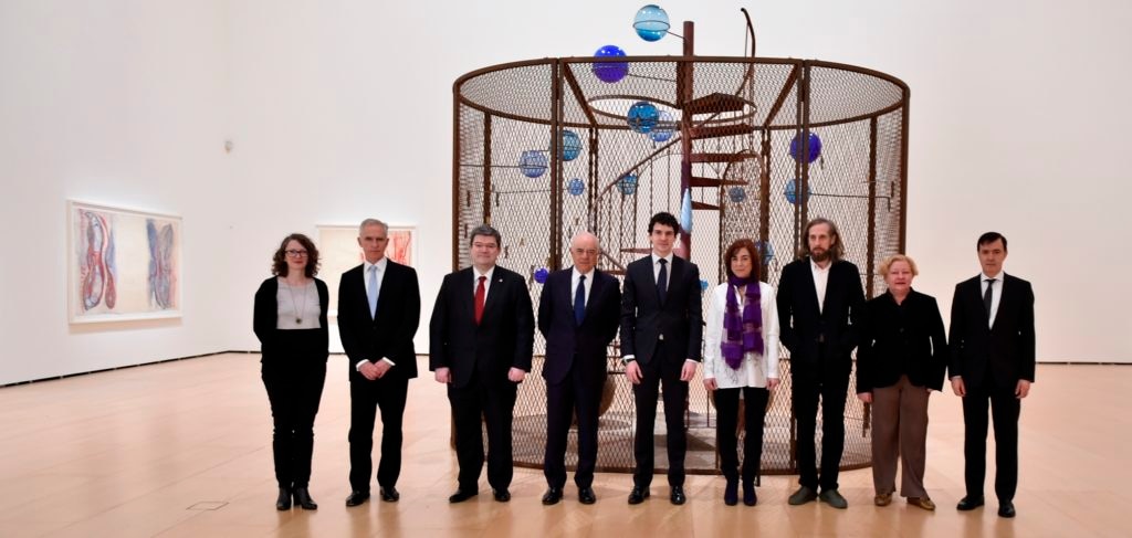 Inauguración de la exposición de Louise Bourgeois en el Museo Guggenheim de Bilbao, patrocinada por la Fundación BBVA Imagen Inauguración de la exposición de Louise Bourgeois en el Museo Guggenheim de Bilbao, patrocinada por la Fundación BBVA
