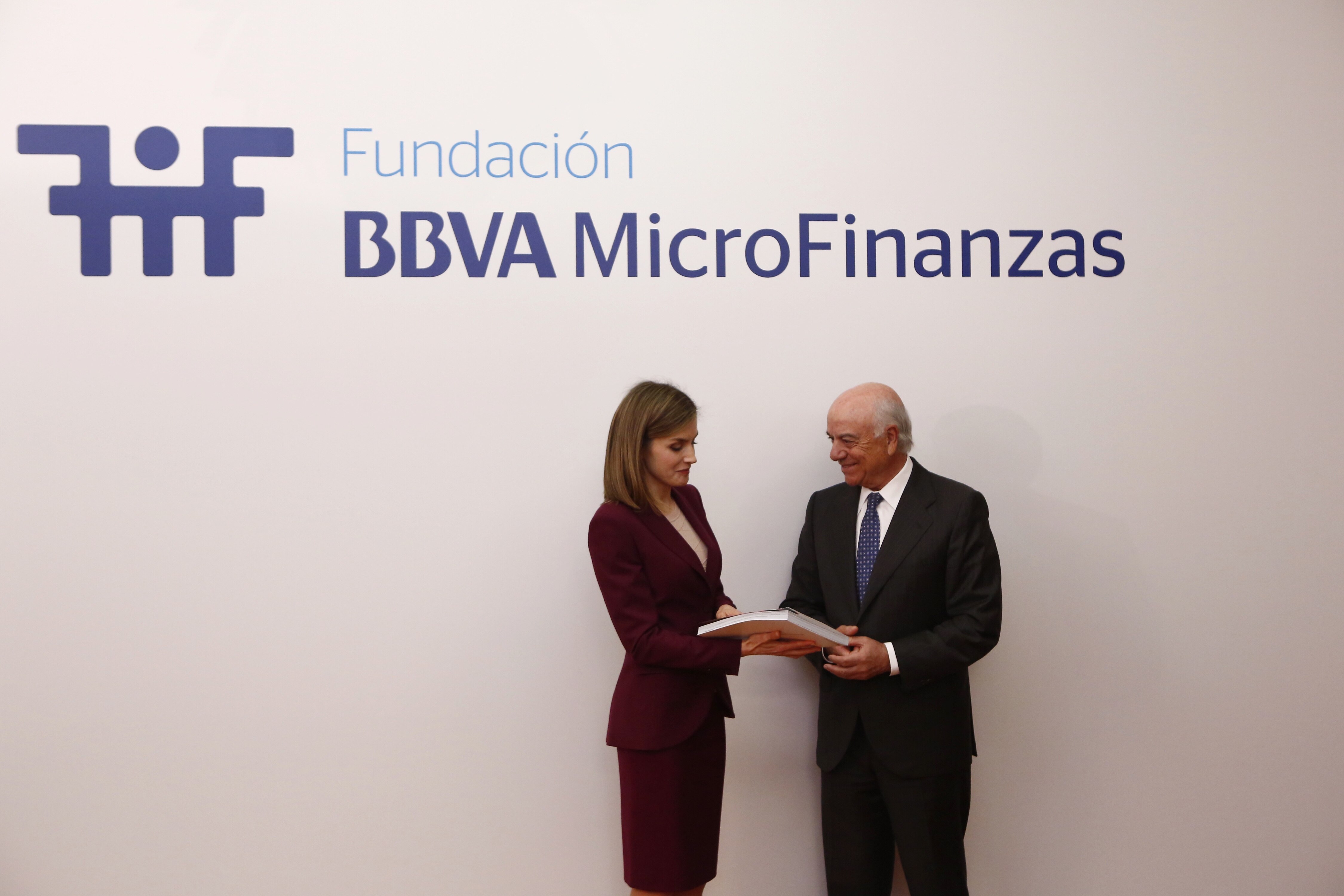 La Reina Letizia visita la Fundación Microfinanzas BBVA La Reina Letizia visita la Fundación Microfinanzas BBVA