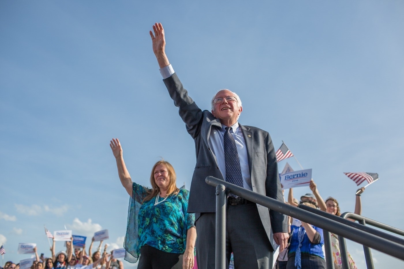 Bernie Sanders en una imagen proporcionada por su equipo de campaña durante las primaras del Partido Demócrata de EEUU. Bernie Sanders