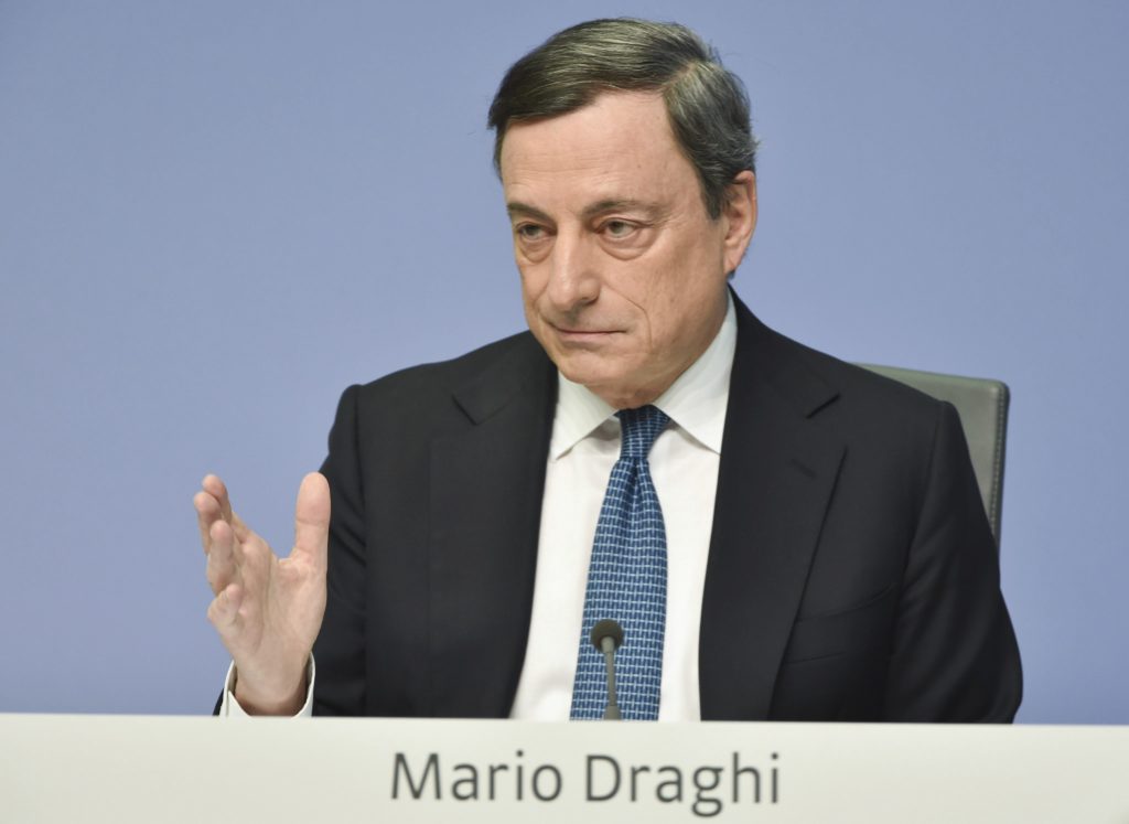 Mario Draghi. BCE. Banco Central Europeo