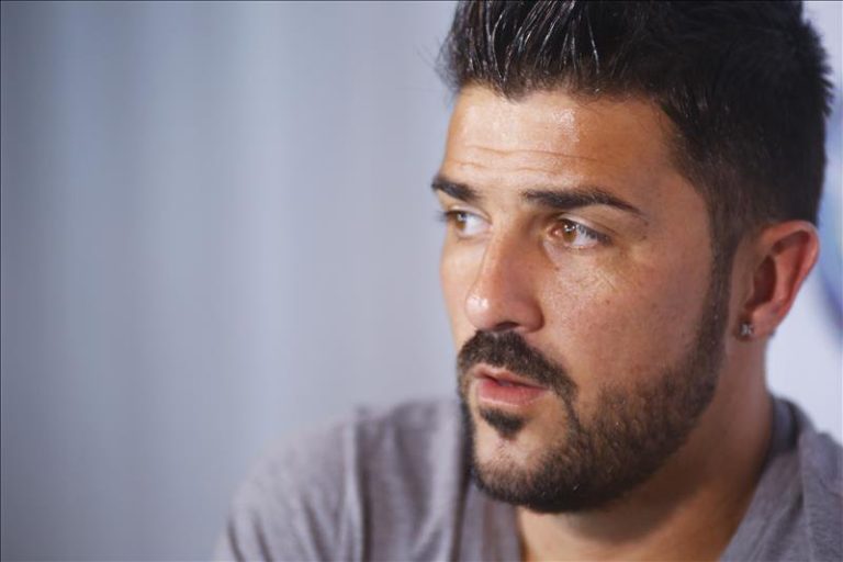 David Villa, jugador español | Foto: EFE