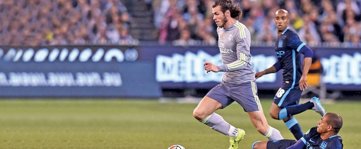 Gareth Bale, durante un Real Madrid vs. Manchester City de pretemporada | Foto: EFE