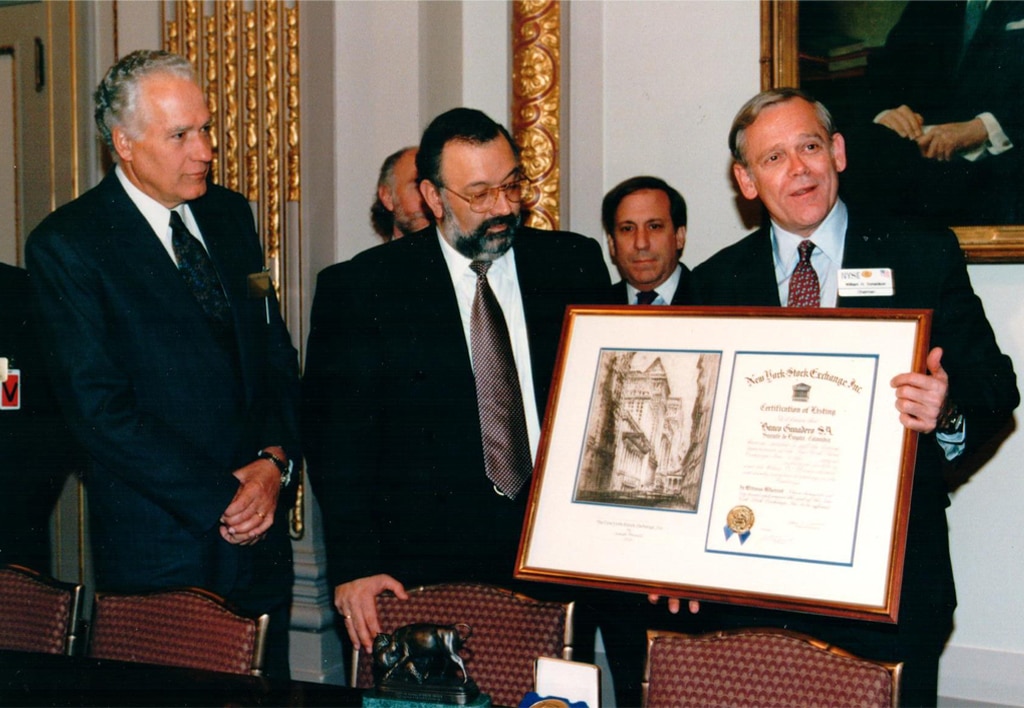 Imagen de BBVA Colombia Banco Ganadero emite acciones en la Bolsa de Nueva York 1994