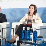 La directora de BBVA España, Cristina de Parias, ha intervenido este martes en el XXIII Encuentro del Sector Financiero, organizado por Deloitte, ABC y la Sociedad de Tasación