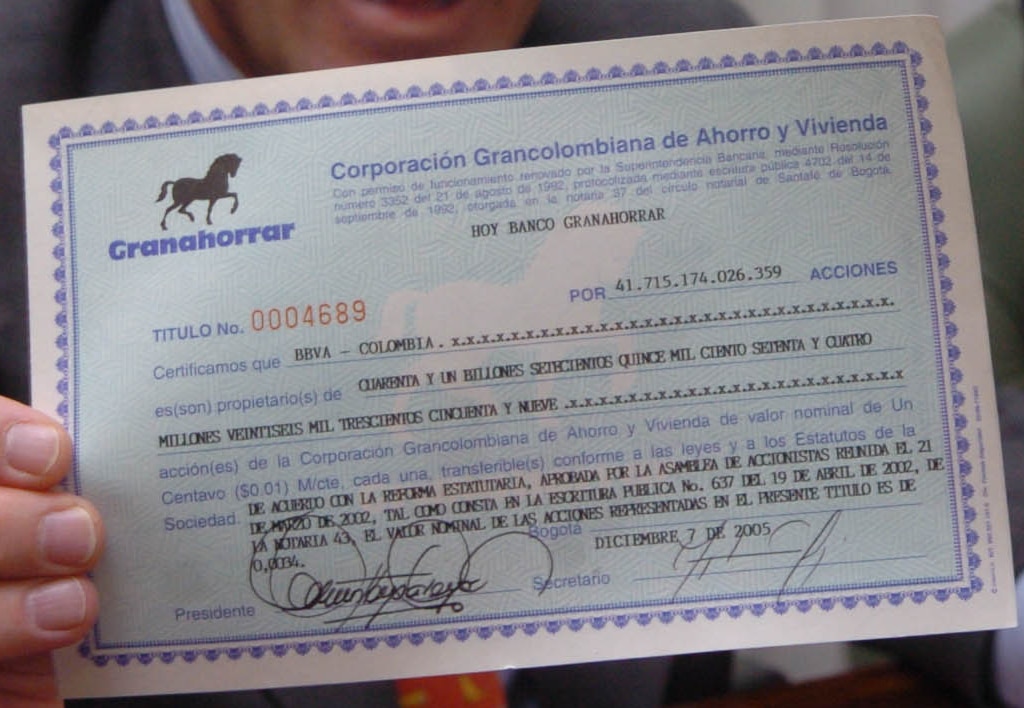 BBVA Colombia compra mayoría acciones Granahorrar en 2005 BBVA Colombia compra mayoría acciones Granahorrar en 2005