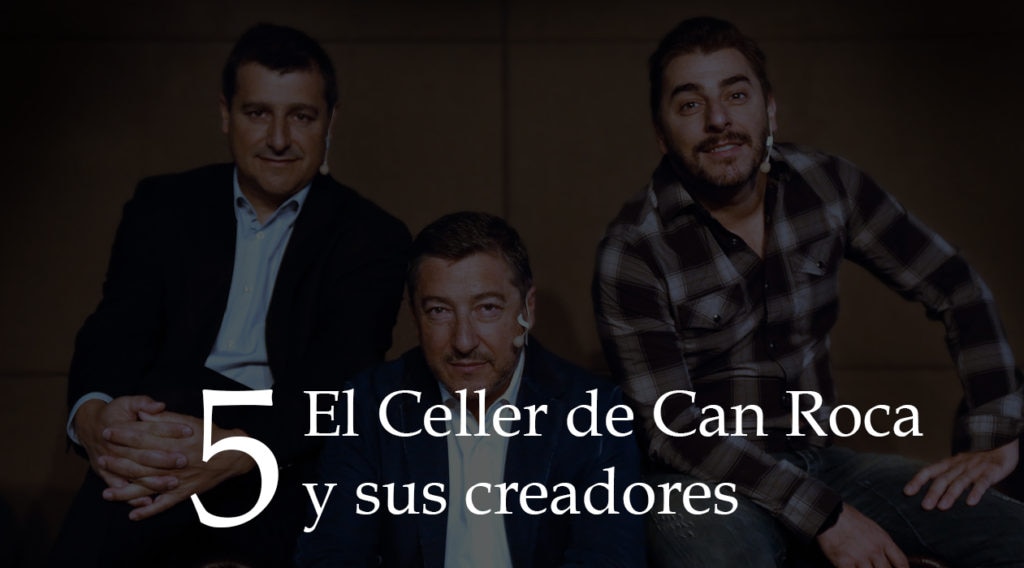 Cabecera El Celler de Can Roca y sus creadores Gira BBVA 2016 Fotografía de la cabecera El Celler de Can Roca y sus creadores Gira BBVA 2016