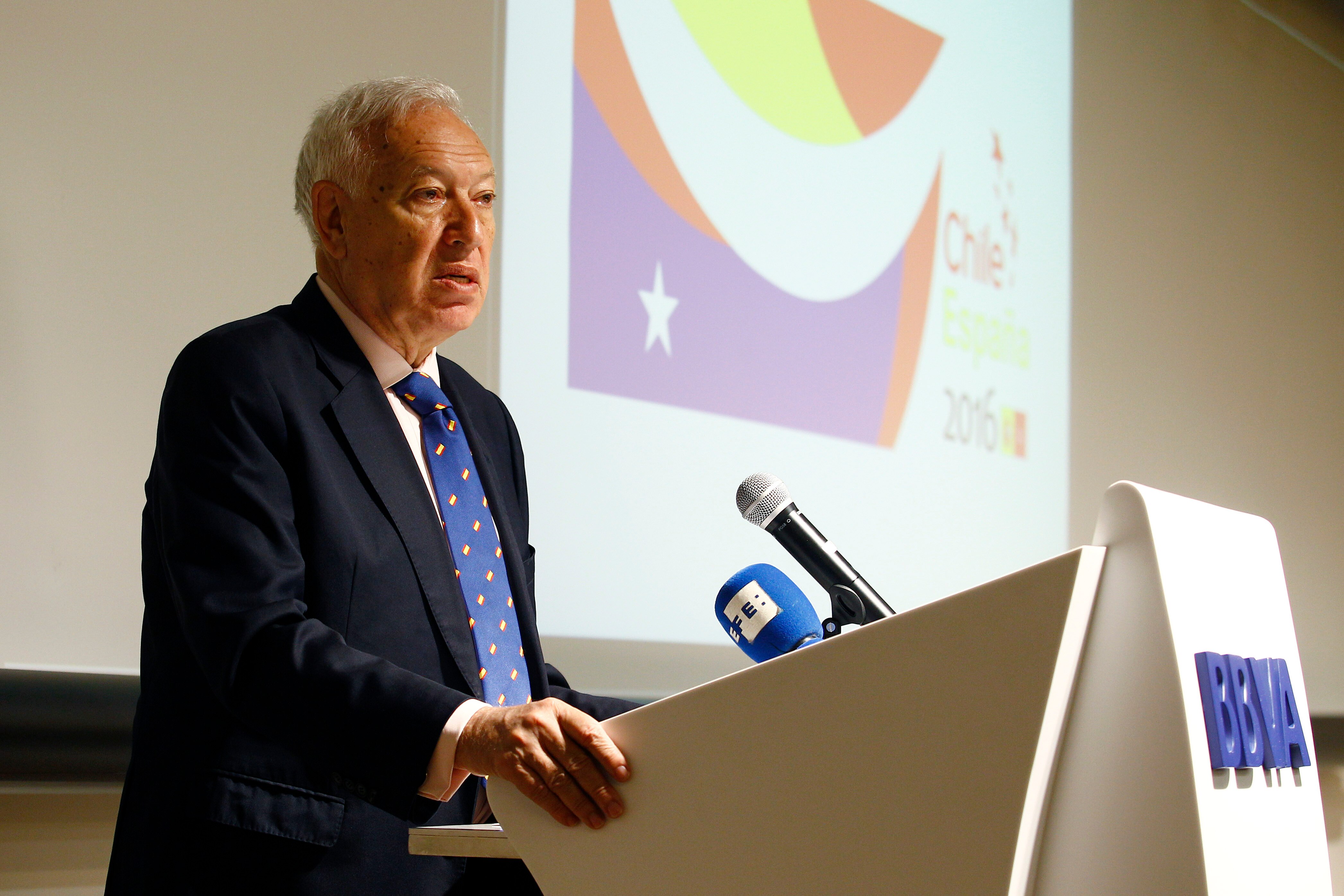 Imagen de José Manuel García Margallo BBVA 2016 Foro Chile España Imagen de José Manuel García Margallo BBVA 2016 Foro Chile España