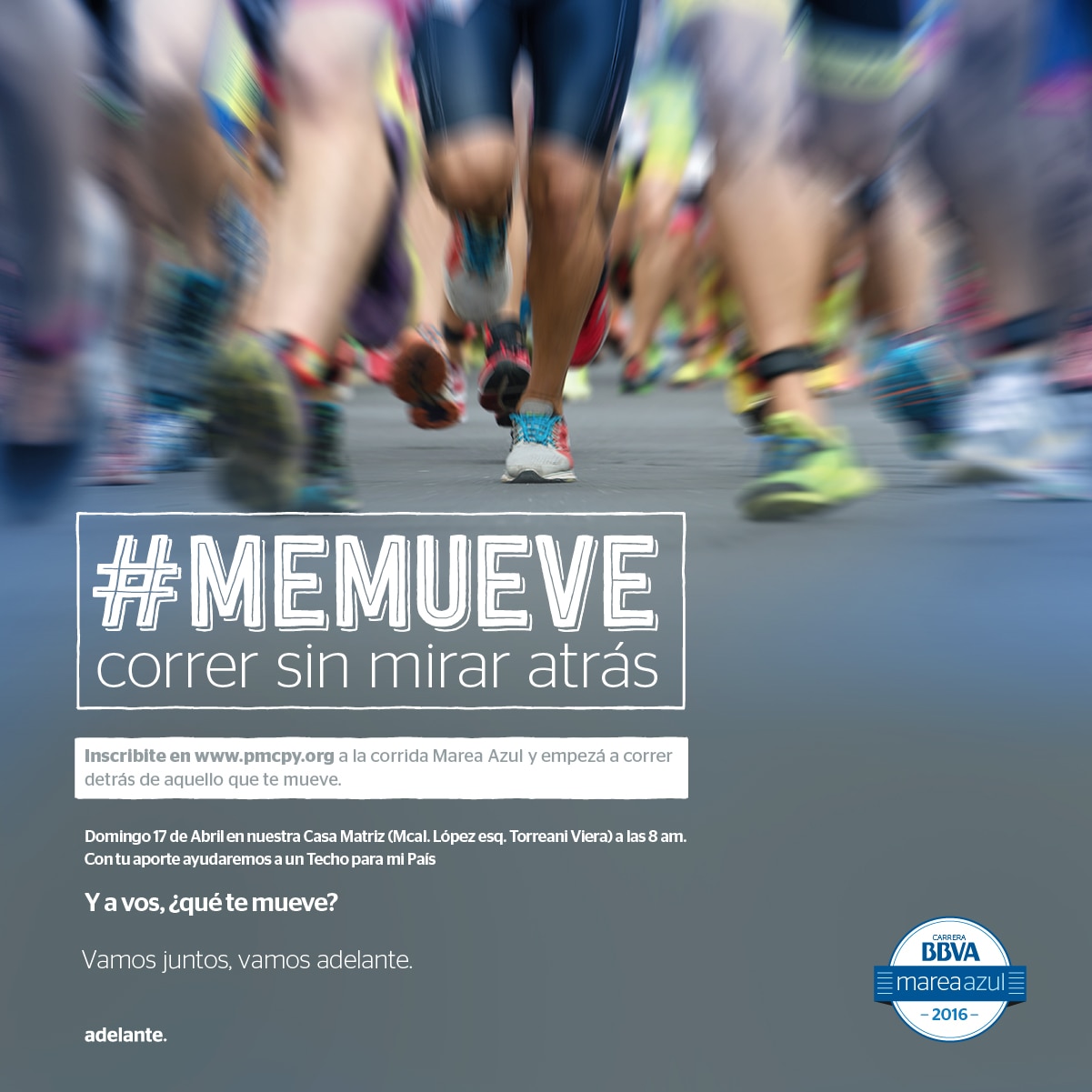 Fotografía del movimiento #memueve BBVA