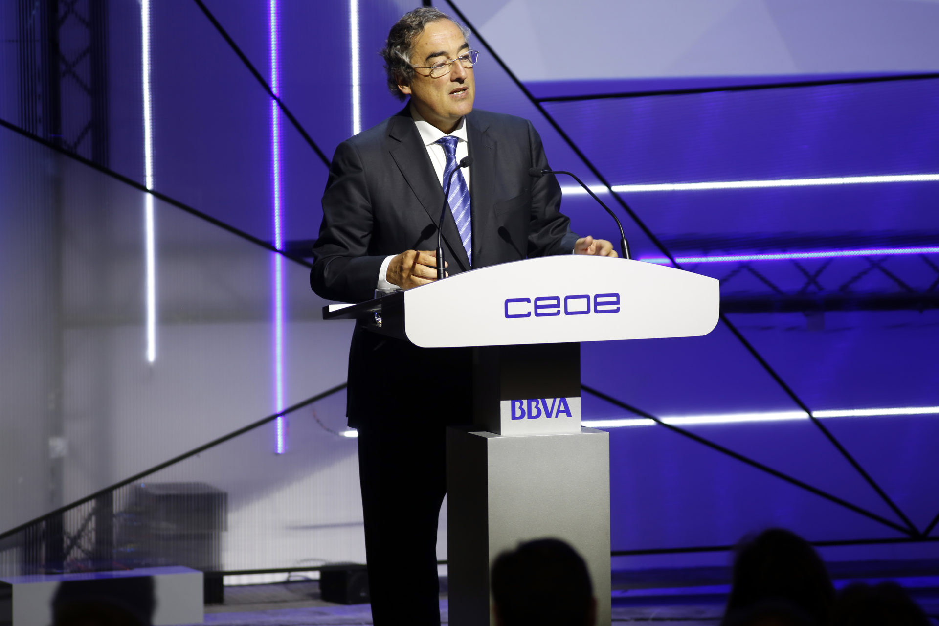 Juan Rosell, presidente de la CEOE