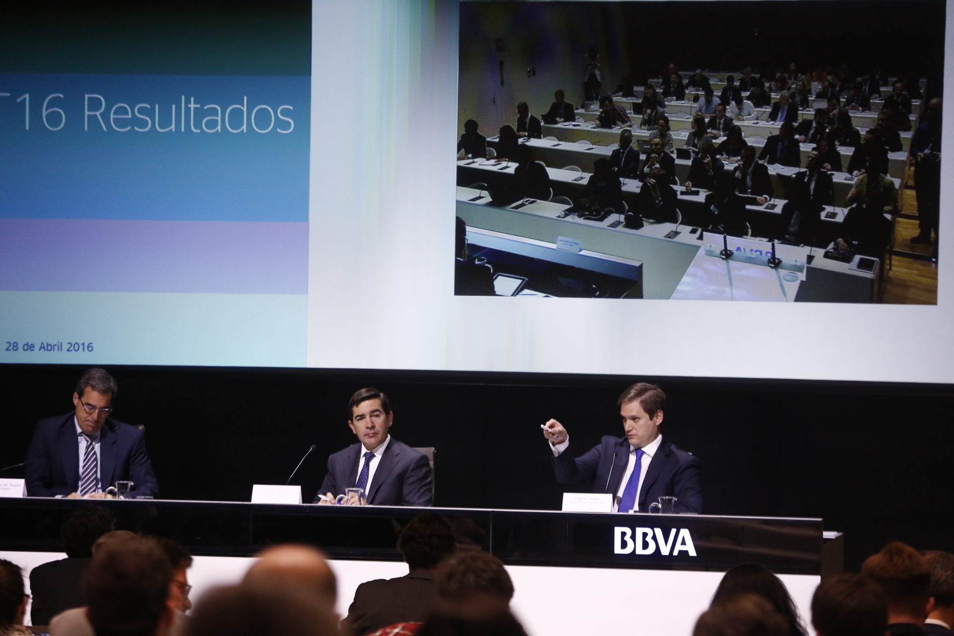 Presentación de los resultados de BBVA 1T2016