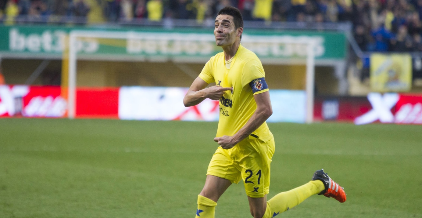 Bruno Soriano, capitán del Villarreal, celebrando un gol anotado en la Liga BBVA Bruno Soriano, capitán del Villarreal, celebrando un gol anotado en la Liga BBVA