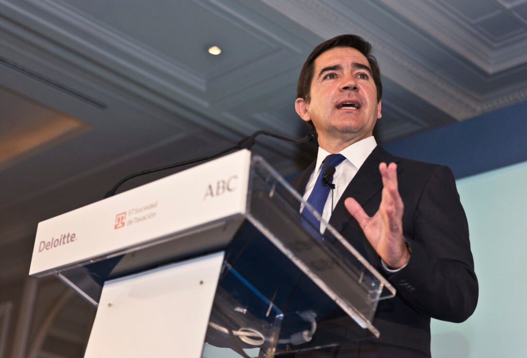 Carlos Torres Vila durante el XXIII Encuentro del Sector Financiero Carlos Torres Vila durante el XXIII Encuentro del Sector Financiero