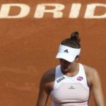 Garbiñe Muguruza, durante el Mutua Madrid Open de 2015 | Foto: EFE