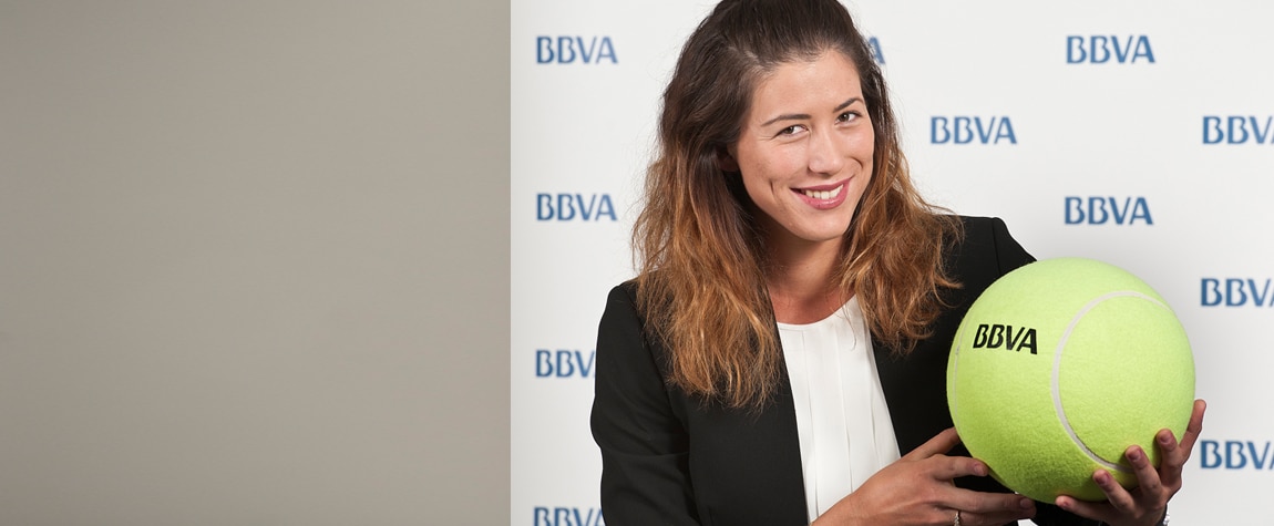 Garbiñe Muguruza, embajadora de BBVA Garbiñe Muguruza, embajadora de BBVA