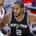 Kawhi Leonard, jugador de los Spurs y embajador BBVA | Foto: EFE