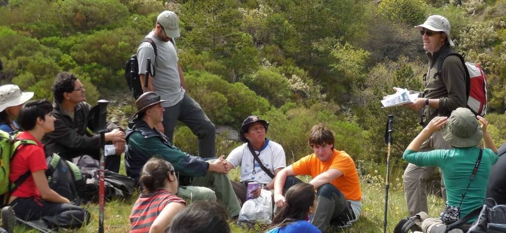 Alumnos. Master Espacios Naturales. Parque de Moncayo Imagen de Becas Fundación BBVA para el Máster de Espacios Naturales Protegidos