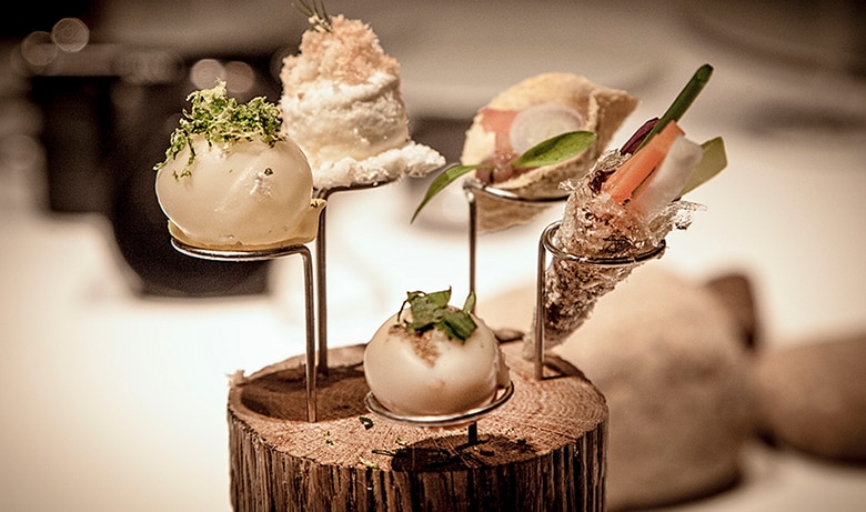 Recurso plato El Celler de Can Roca Fotografía recurso de un plato El Celler de Can Roca
