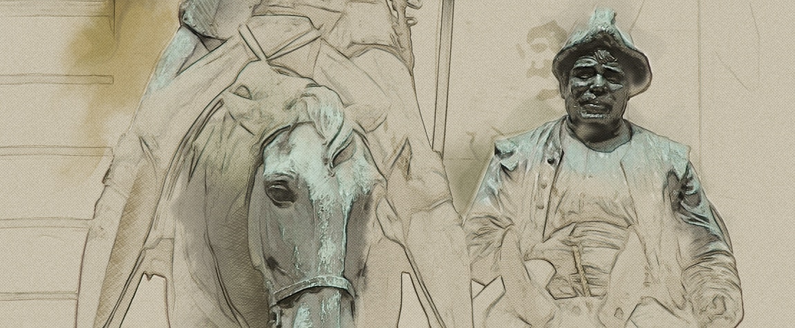 Imagen de Sancho Panza acompañando a Don Quijote Imagen de Sancho Panza acompañando a Don Quijote