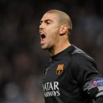 Víctor Valdés, portero del Barcelona, durante un partido de Liga BBVA Víctor Valdés, portero del Barcelona, durante un partido de Liga BBVA