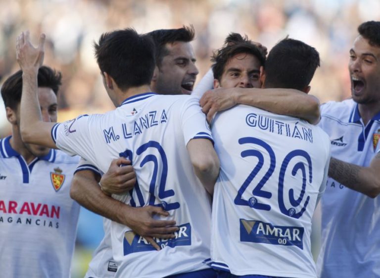 Los jugadores del Zaragoza celebran un gol durante un partido de la Liga Adelante | Foto: LaLiga Los jugadores del Zaragoza celebran un gol durante un partido de la Liga Adelante | Foto: LaLiga
