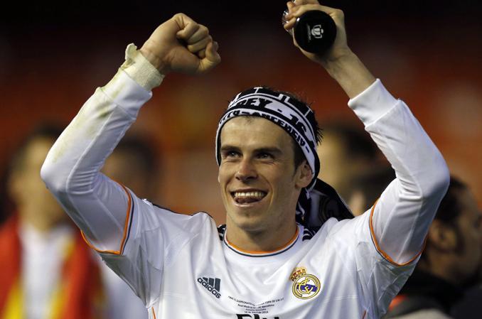 Gareth Bale celebra el título de Champions 2014 / BBVA Fotografía de Gareth Bale celebra el título de Champions 2014