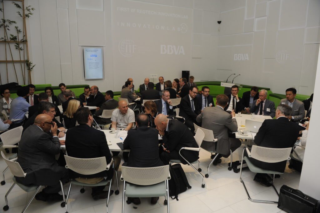 IIF Regtech Innovation Lab, Centro de innovación de BBVA en Madrid, regulación, startups, bancos, BBVA Fotografía de IIF Regtech Innovation Lab, Centro de innovación de BBVA en Madrid, regulación, startups, bancos, BBVA