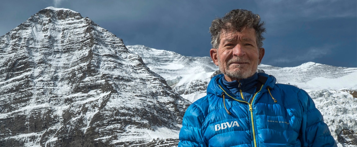 Carlos Soria llega al Campo Base del Dhaulagiri Carlos Soria llega al Campo Base del Dhaulagiri