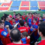 Chicos de la escuela Levante futbol inclusivo