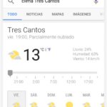 Tiempo en google recurso