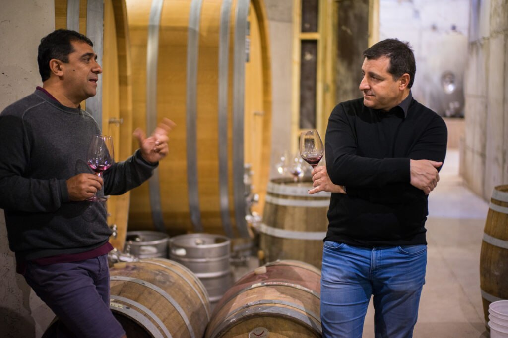 Con Marcelo Retamal, enólogo de De Martino y Viñedos de Alcohuaz.