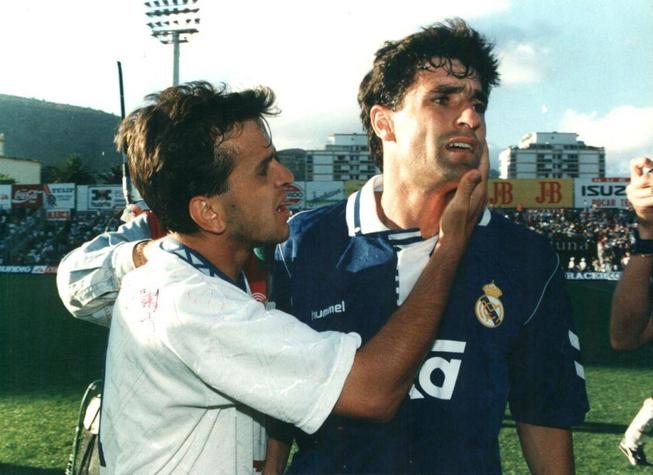 Míchel, durante la segunda Liga perdida por el Real Madrid en Tenerife Míchel, durante la segunda Liga perdida por el Real Madrid en Tenerife