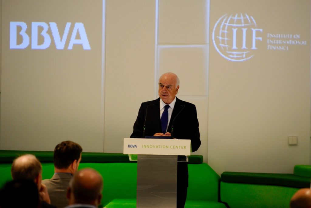 Francisco González durante su intervención en RegTech