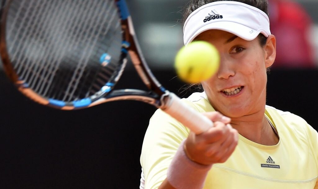 Gabriñe, durante un partido en el Premier WTA de Roma | Foto: EFE Gabriñe, durante un partido en el Premier WTA de Roma | Foto: EFE