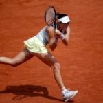 Fotografía de Garbiñe Muguruza en segunda ronda de Roland Garros 2016