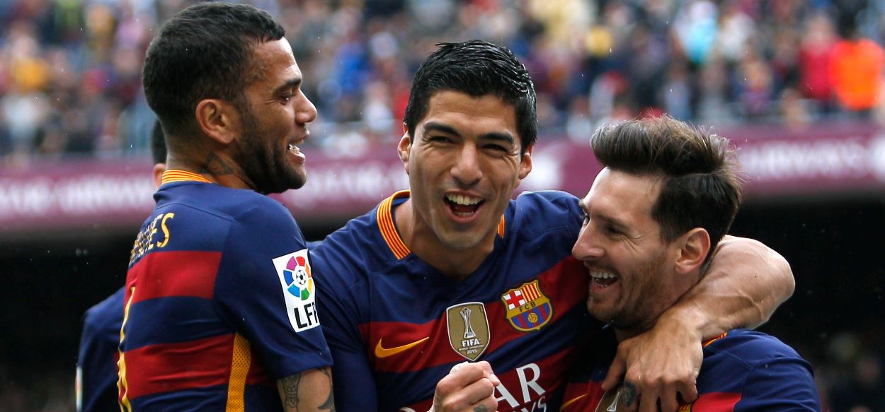 El Barcelona celebra un gol en el partido de Liga BBVA frente al Espanyol | Foto: EFE El Barcelona celebra un gol en el partido de Liga BBVA frente al Espanyol | Foto: EFE