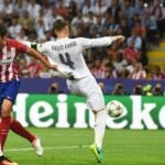 Sergio Ramos empuja a la red el primer gol del Real Madrid | Foto: EFE Sergio Ramos empuja a la red el primer gol del Real Madrid | Foto: EFE