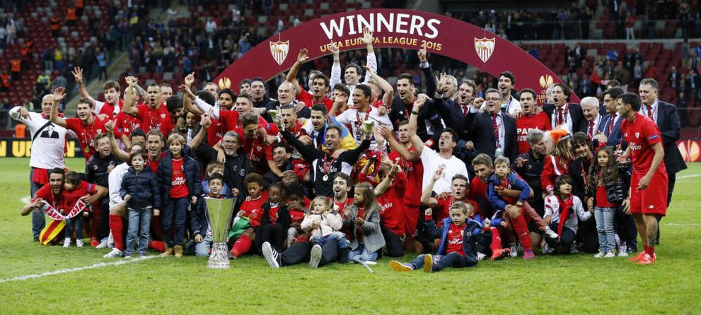 El Sevilla, campeón de la Europa League 2015 | Foto: EFE