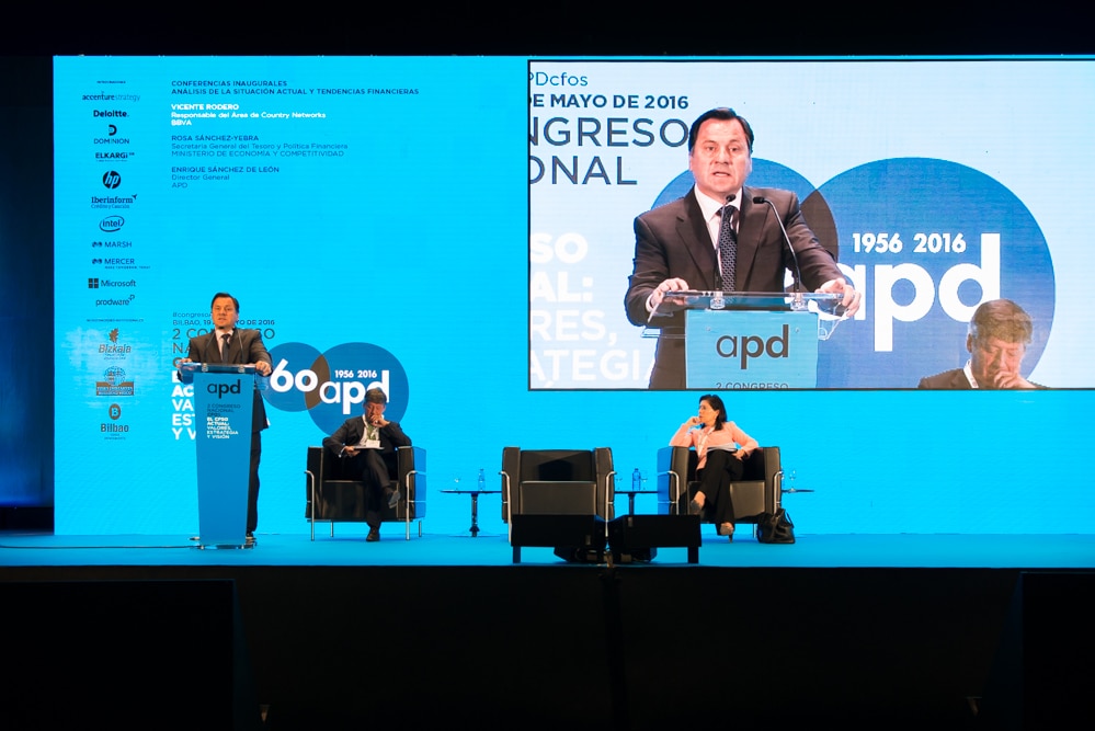 Vicente Rodero director Country Networks Congreso Nacional CFOs APD Fotografía de Vicente Rodero director Country Networks Congreso Nacional CFOs APD BBVA