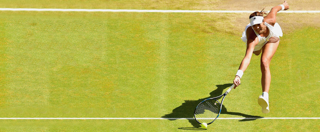 Fotografía de Garbiñe Muguruza en Wimbledon 2015