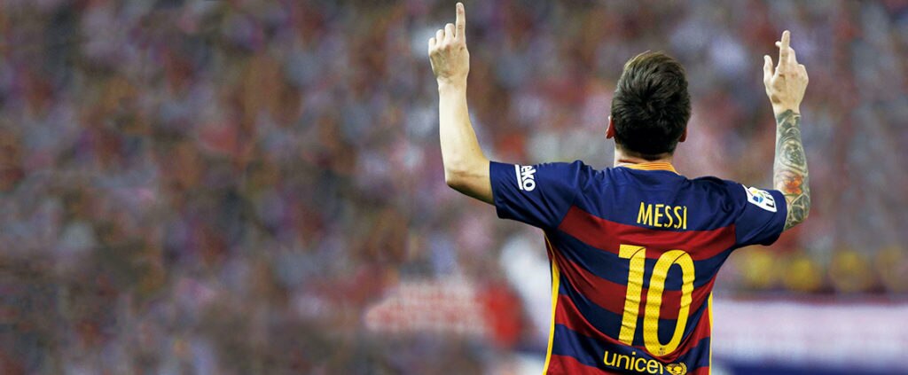 Leo Messi celebra un gol con el Barcelona | Foto: EFE