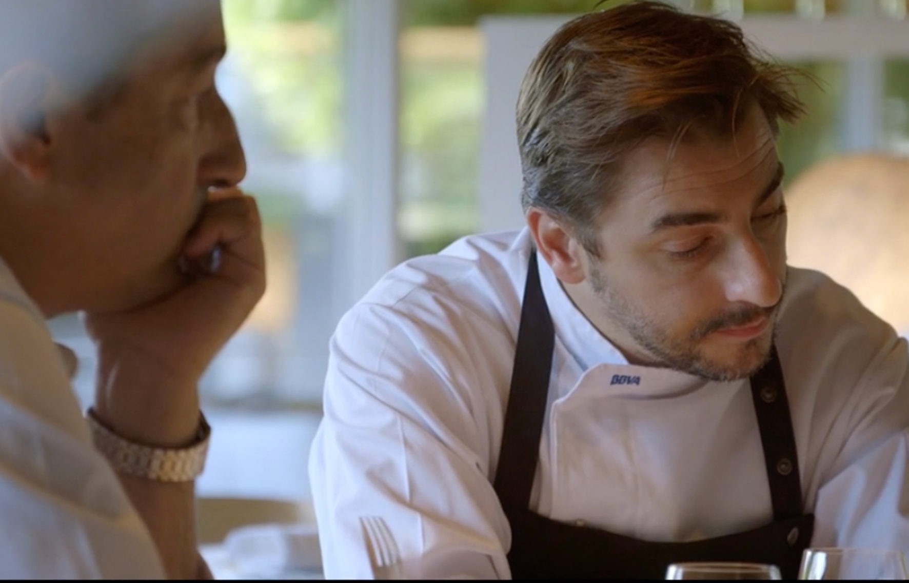 Fotografía de Jordi Roca en Cooking up a tribute documental de la gira bbva- el celler de can roca