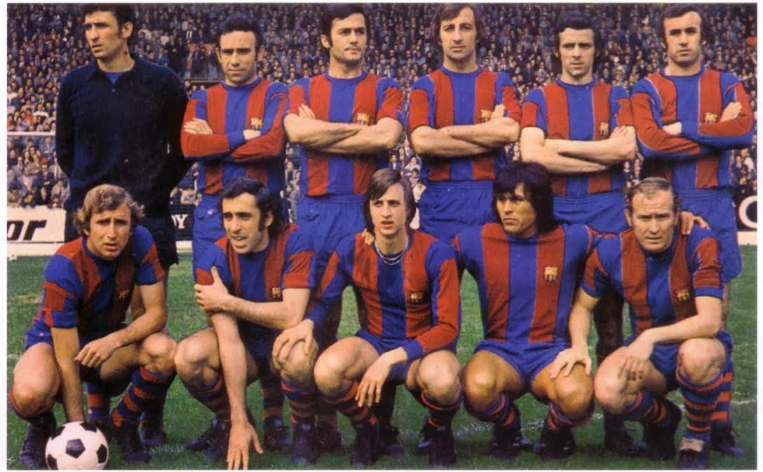 hugo el cholo sotil en el barcelona 1973 cruyff fútbol Fotografía de hugo el cholo sotil en el barcelona 1973 cruyff fútbol BBVA