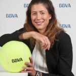 Garbine Muguruza embajadora de BBVA en Roland Garros