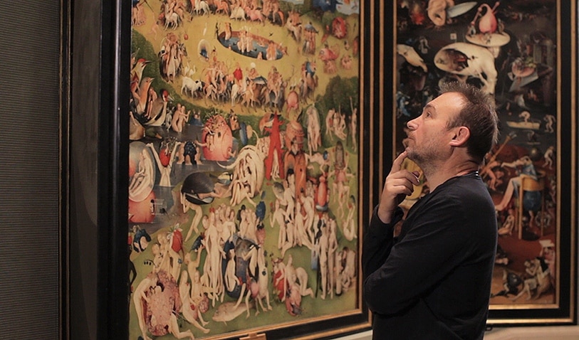 Imagen del artista Miquel Barceló, en una escena del documental sobre el Bosco patrocinado por la Fundación BBVA