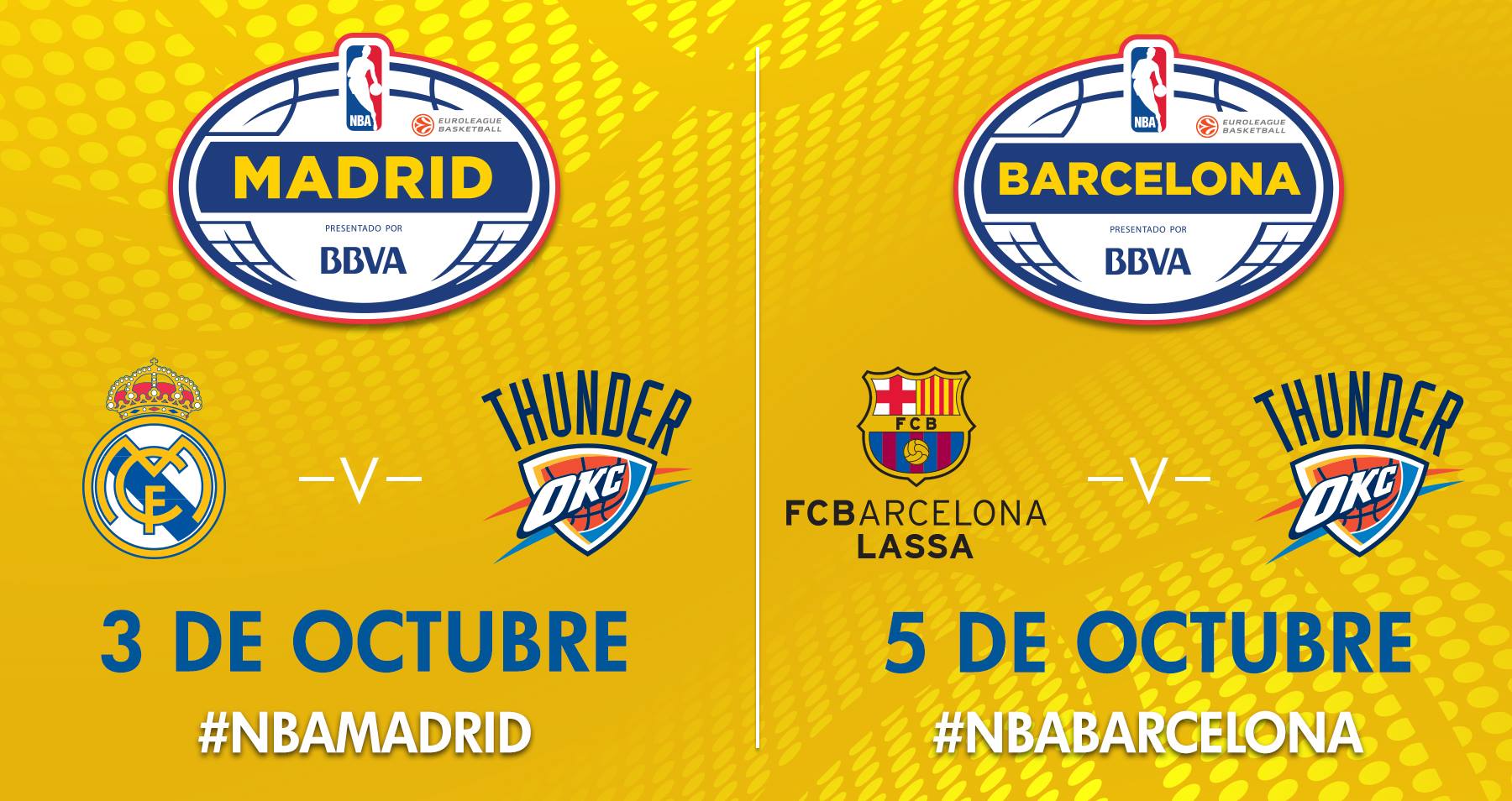 NBA Global Games 2016 Madrid Barcelona presented by BBVA NBA Global Games 2016 Madrid Barcelona presented by BBVA