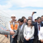Bachelet en la Planta Luz del Norte, de la empresa First Solar