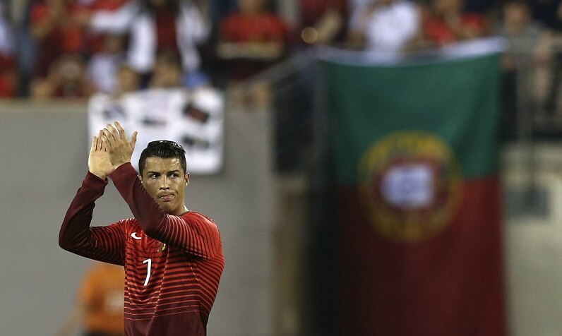 Cristiano, durante un partido con la selección portuguesa | Foto: EFE